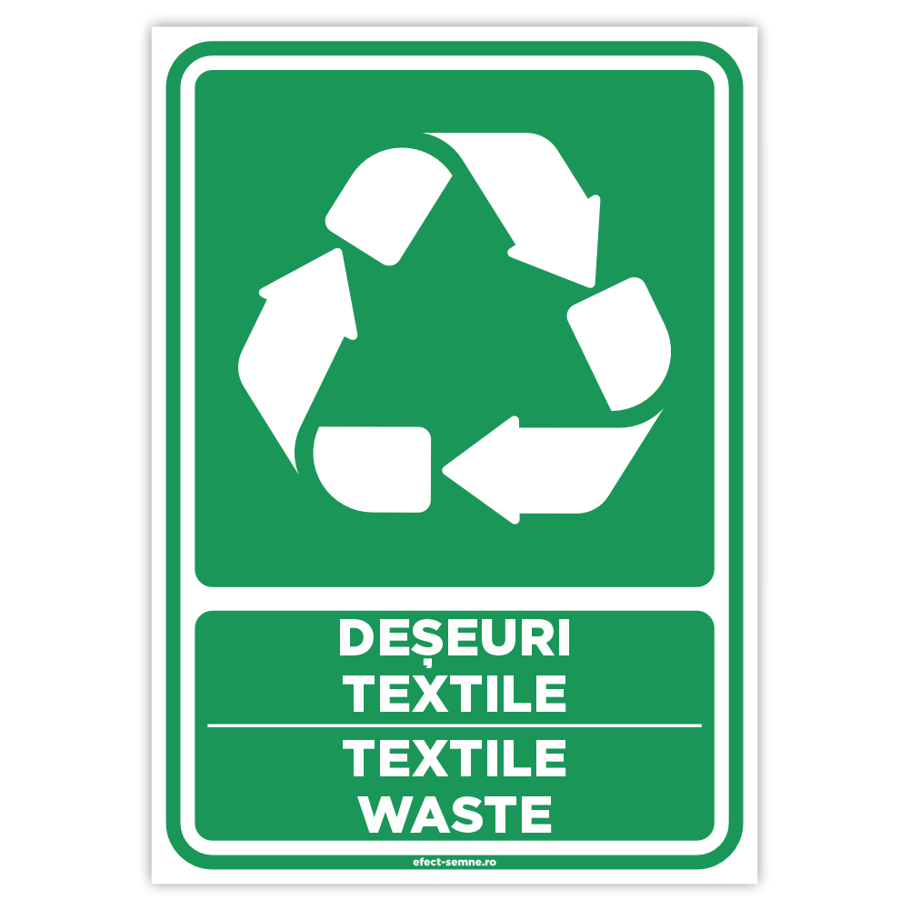 Semn Colectare Textile Semn Colectare Textile