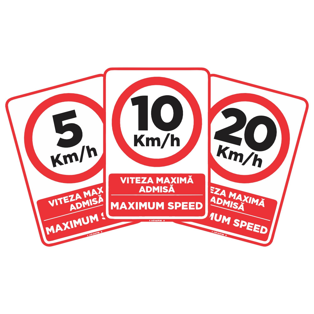 Semn Rutier - Viteza Maximă Admisă Semn Rutier - Viteza Maximă Admisă