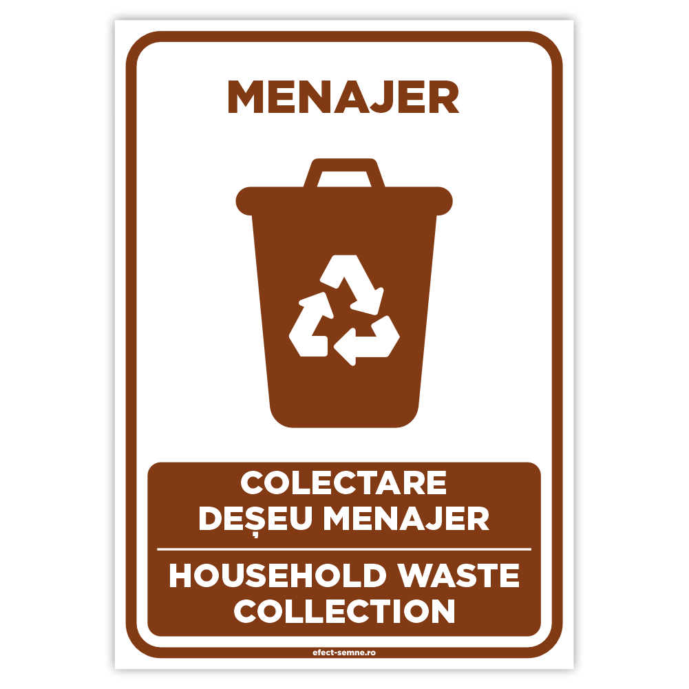 Semn Colectare Menajer Semn Colectare Menajer
