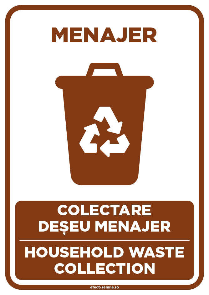 Semn Colectare Menajer Semn Colectare Menajer
