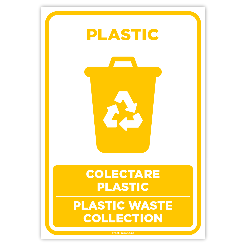 Semn Colectare Plastic Semn Colectare Plastic