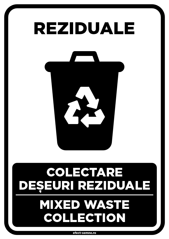 Semn Colectare Reziduale Semn Colectare Reziduale