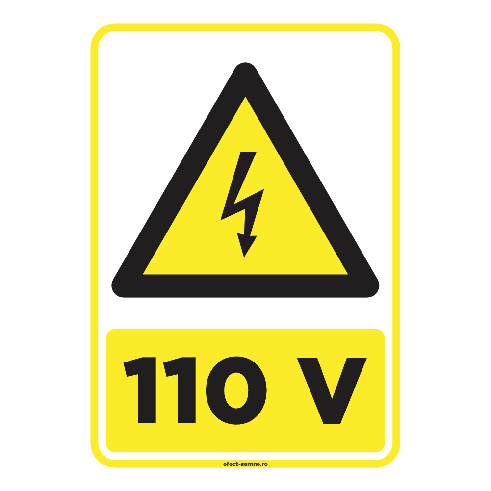 Semn Avertizare - Voltaj Semn Avertizare - Voltaj