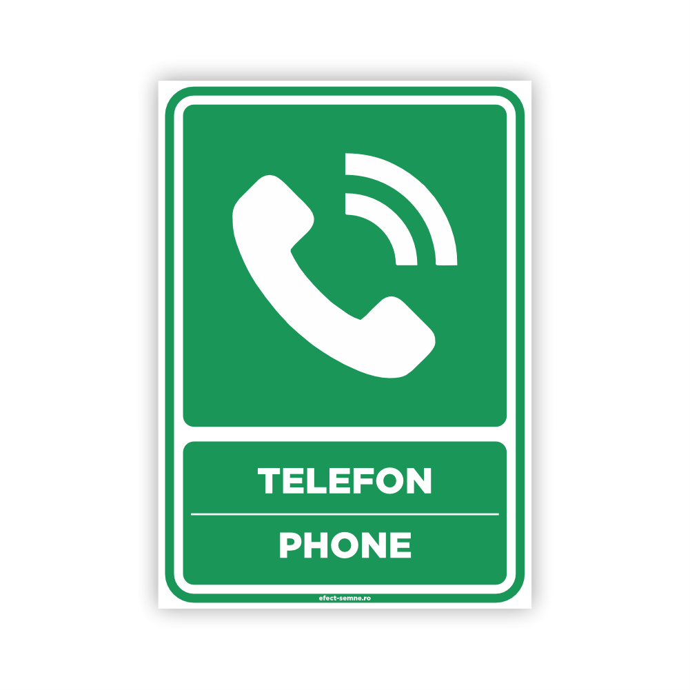 Semn Informare - Telefon Semn Informare - Telefon