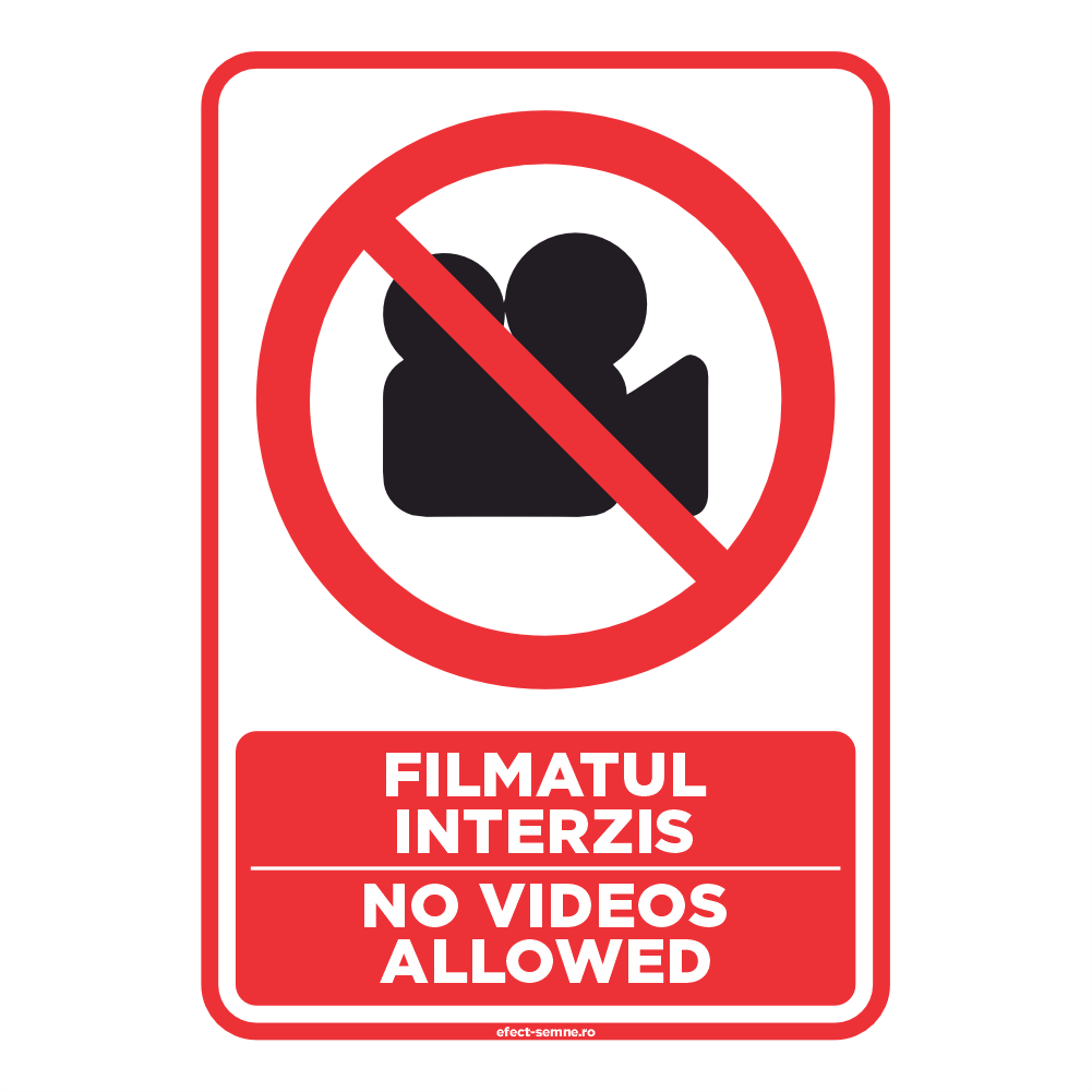 Semn Interzicere - Filmatul Interzis Semn Interzicere - Filmatul Interzis