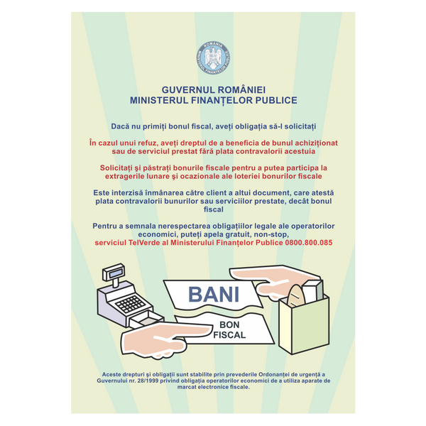 Semn Solicitare Bon Fiscal