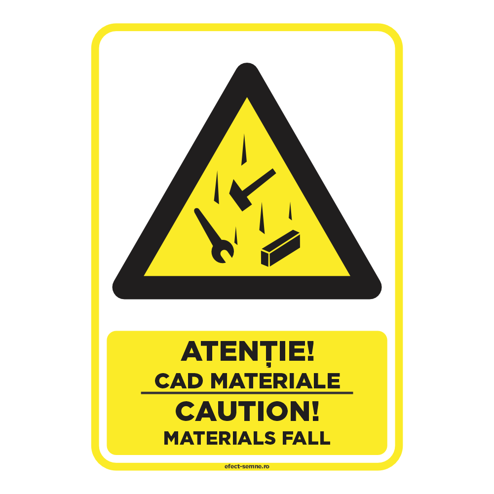 Semn Avertizare - Cad Materiale