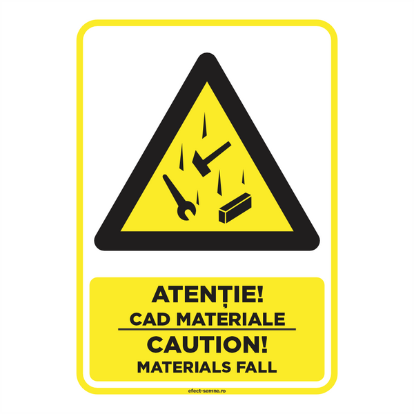 Semn Avertizare - Cad Materiale